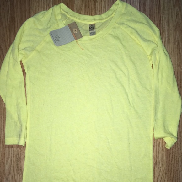 NWT Alternative Eco Gauze Baseball Tee - Picture 4 of 7